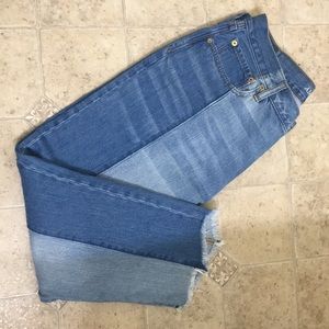 AEO two toned jeans